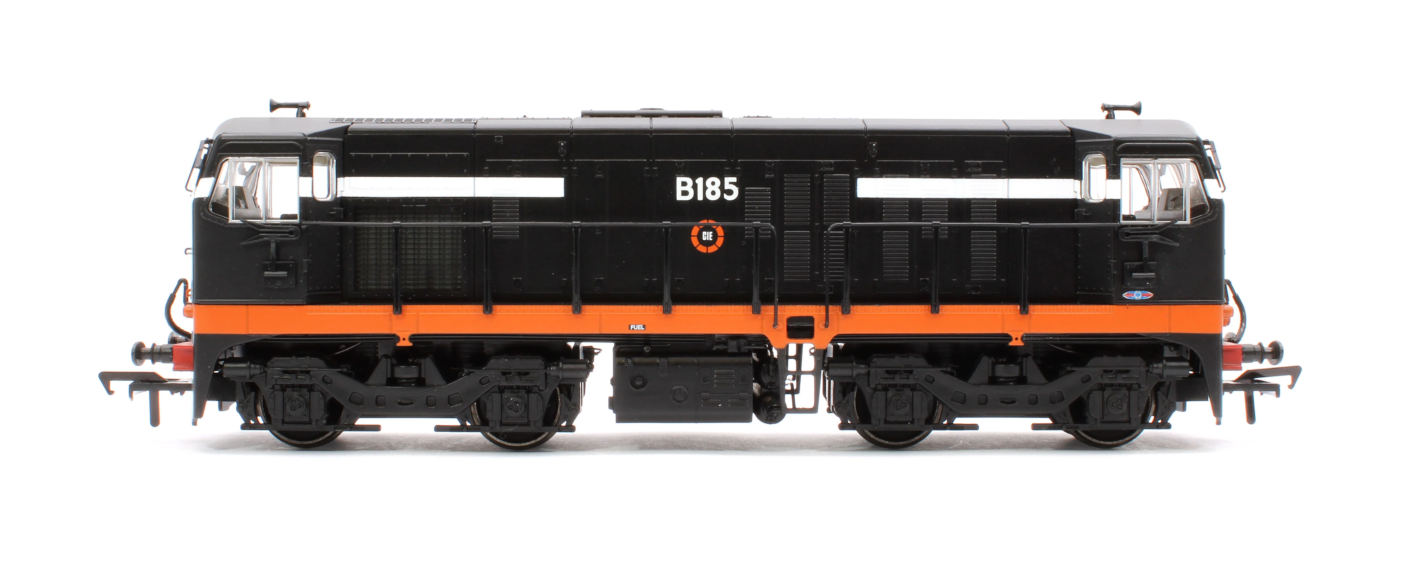 MM0185A Class 181 Córas Iompair Éireann (CIE) Black/Tan no. 185 Diesel Locomotive - Image 5