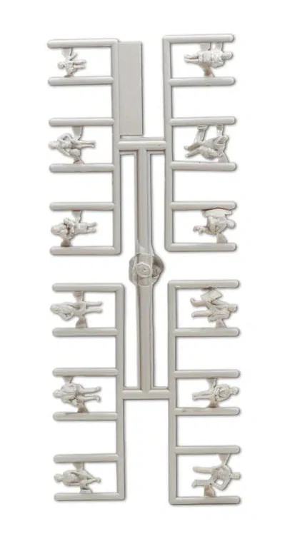 Unpainted Figure (72) Starter Set Model Kit - Image 2