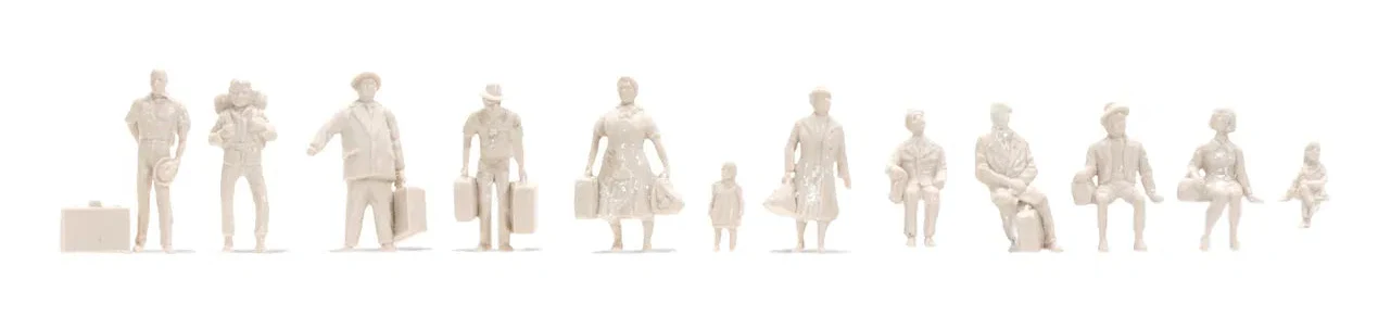 Unpainted Figure (72) Starter Set Model Kit - Image 3