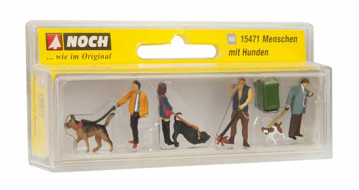 Dog Walkers (4) Figure Set - Image 2