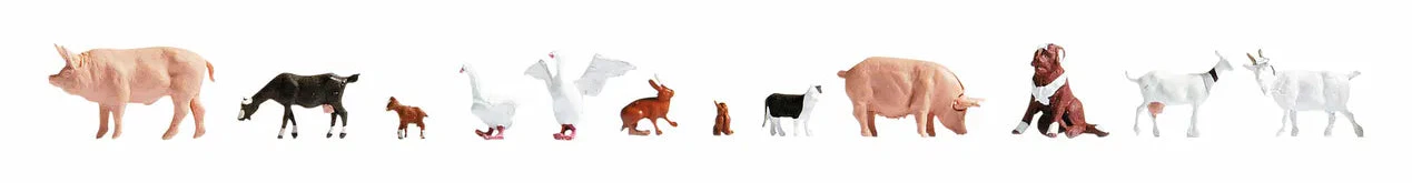 Farm Animals (12) Figure Set