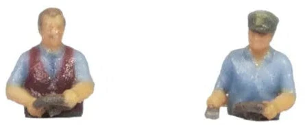 Electric Loco Drivers w/o Legs (6) 3D Master Figure Set - Image 2