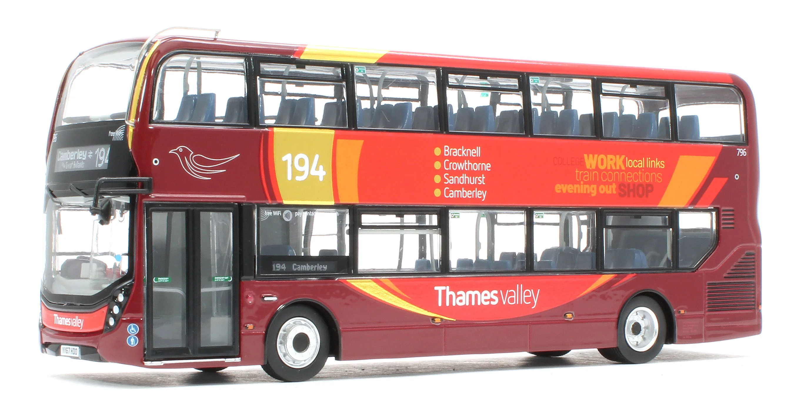ADL Enviro 400 Thames Valley Buses (796 - YY67 HDO)