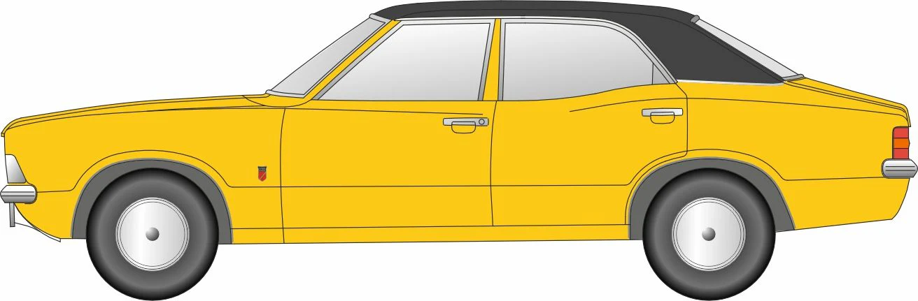 Ford Cortina Mk3 Daytona Yellow