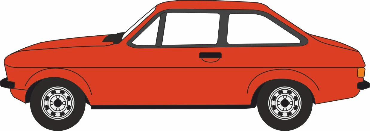 Ford Escort Mk2 Carnival Red