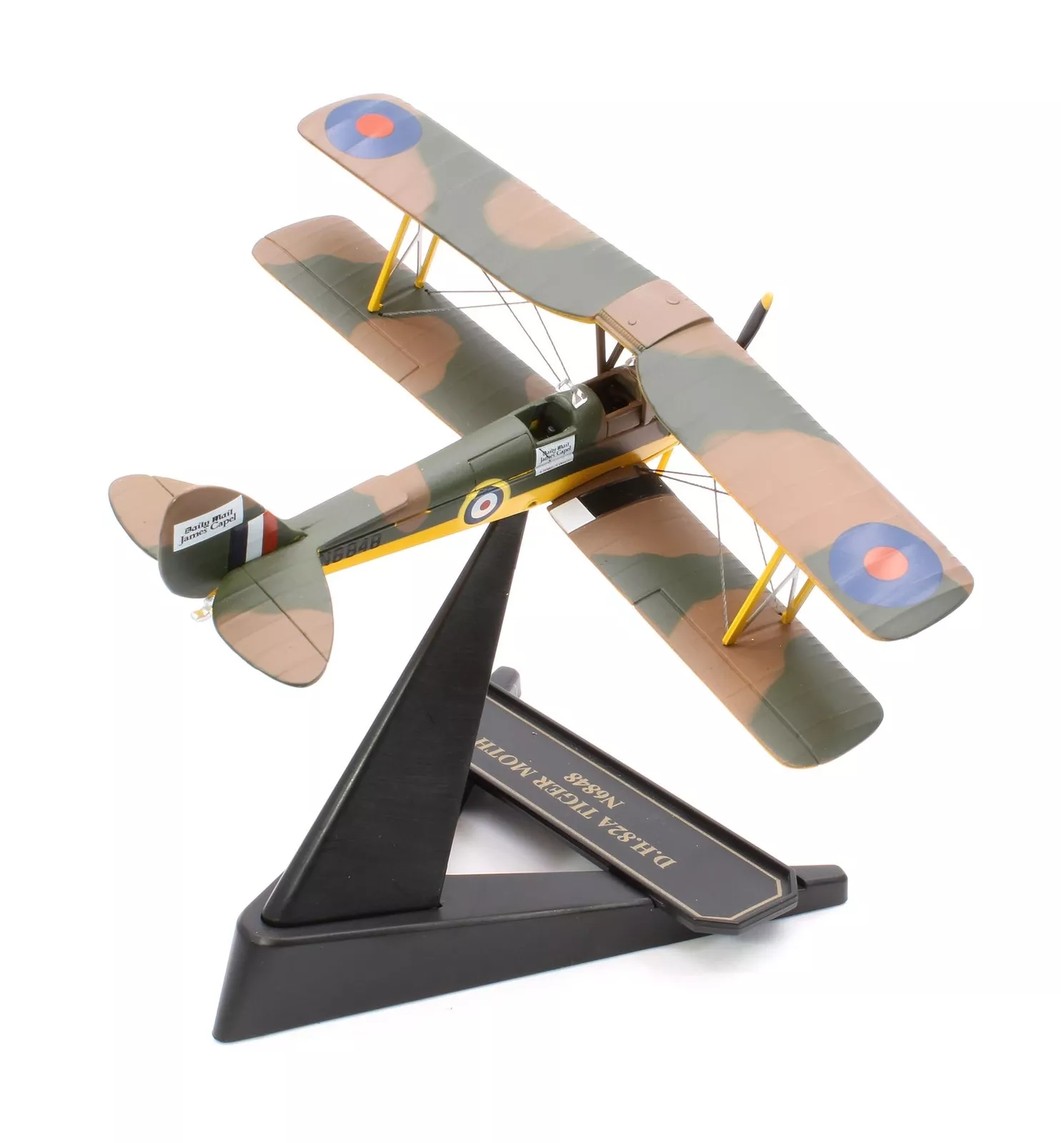 72TM004 Pre-Owned Glasmoth Tiger Moth Set of 3 1:72 Model Aircraft - Image 3