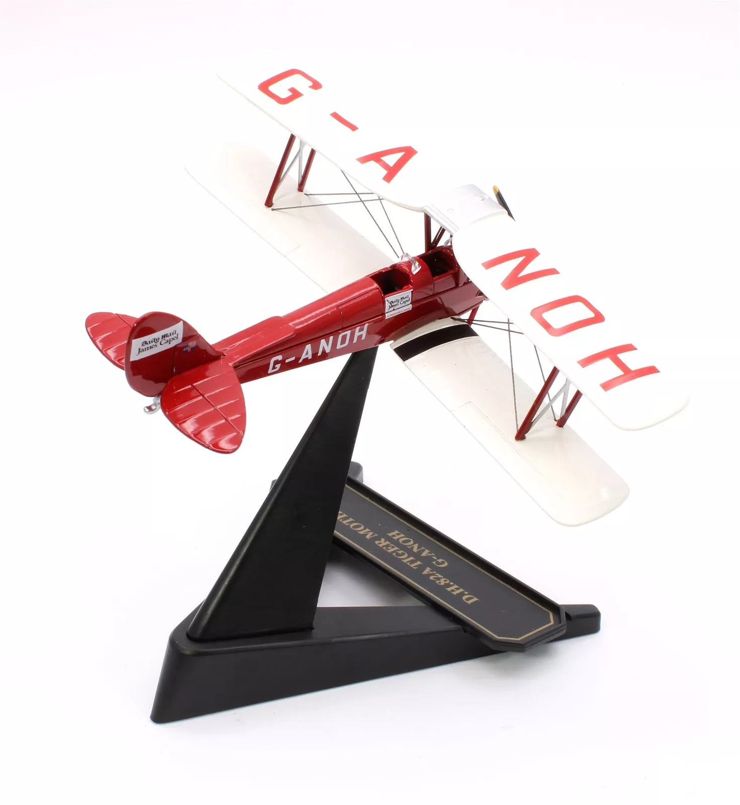 72TM004 Pre-Owned Glasmoth Tiger Moth Set of 3 1:72 Model Aircraft - Image 7