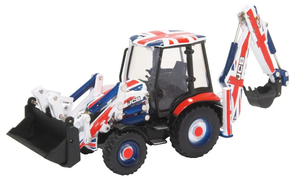 763CX002 JCB 3CX Eco Backhoe Loader Union Flag