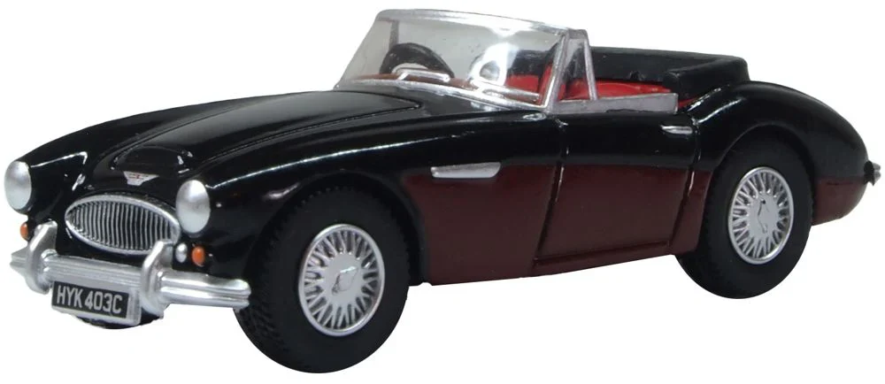 76AH3006 Austin Healey 3000 Black/Burgundy