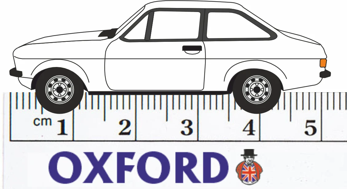 76ESC003 Ford Escort Mk2 Diamond White - Image 2