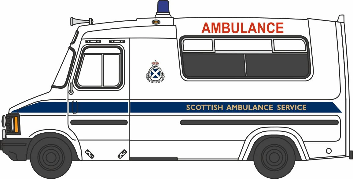 Bedford CF Hanlon Ambulance Scottish Ambulance Service