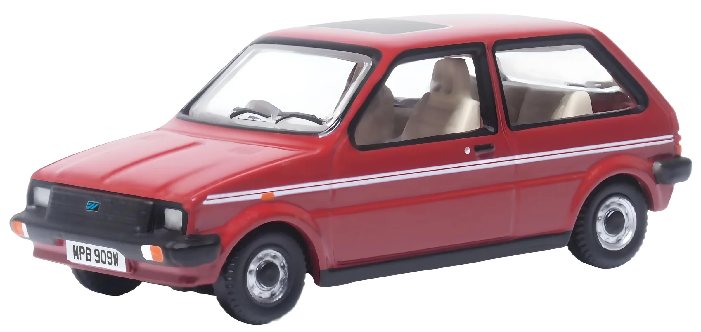 76MET001 Austin Mini Metro Vermillion Princess Diana