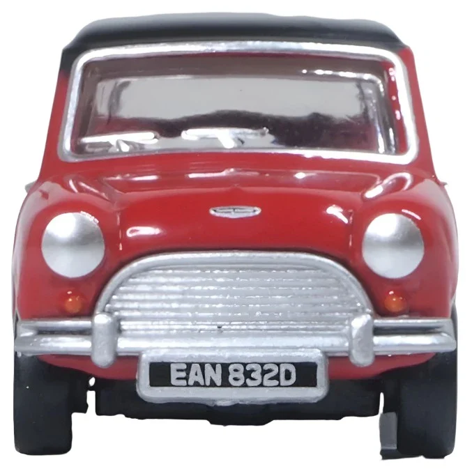 76MN012 Austin Cooper Mini Tartan Red/Black - Image 2