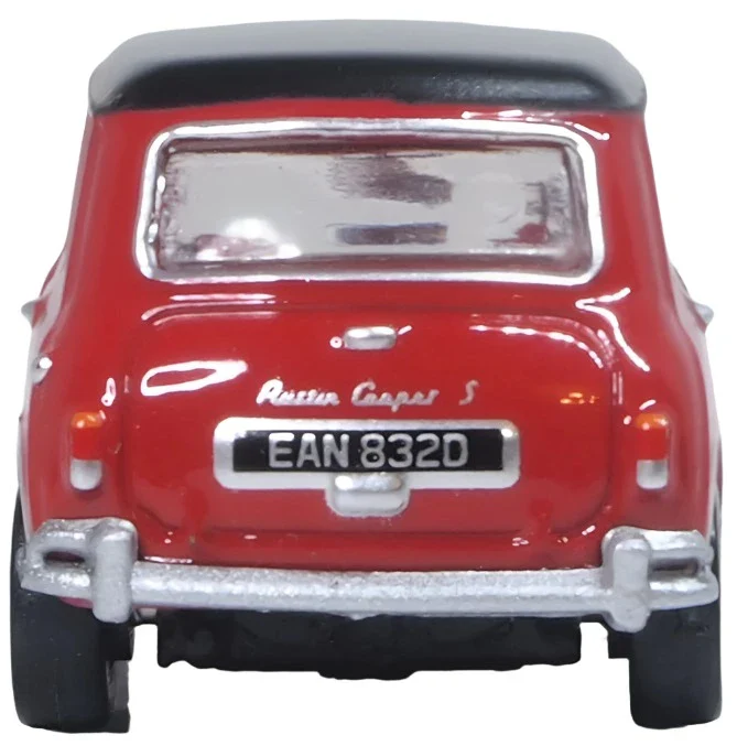 76MN012 Austin Cooper Mini Tartan Red/Black - Image 5
