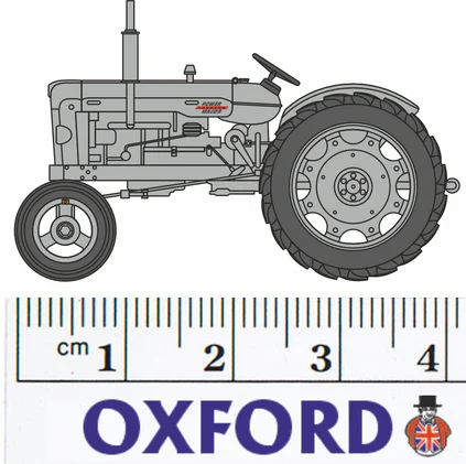 76TRAC004 Fordson Tractor Matt Grey - Image 2