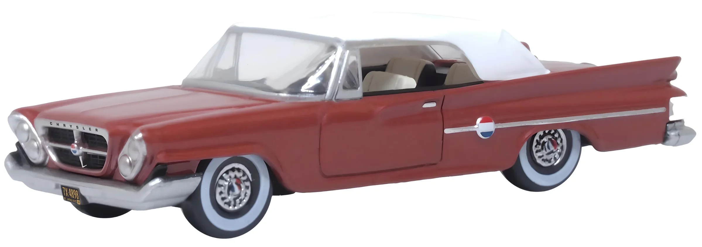1961 Chrysler 300 Convertible (Closed) Cinnamon/White