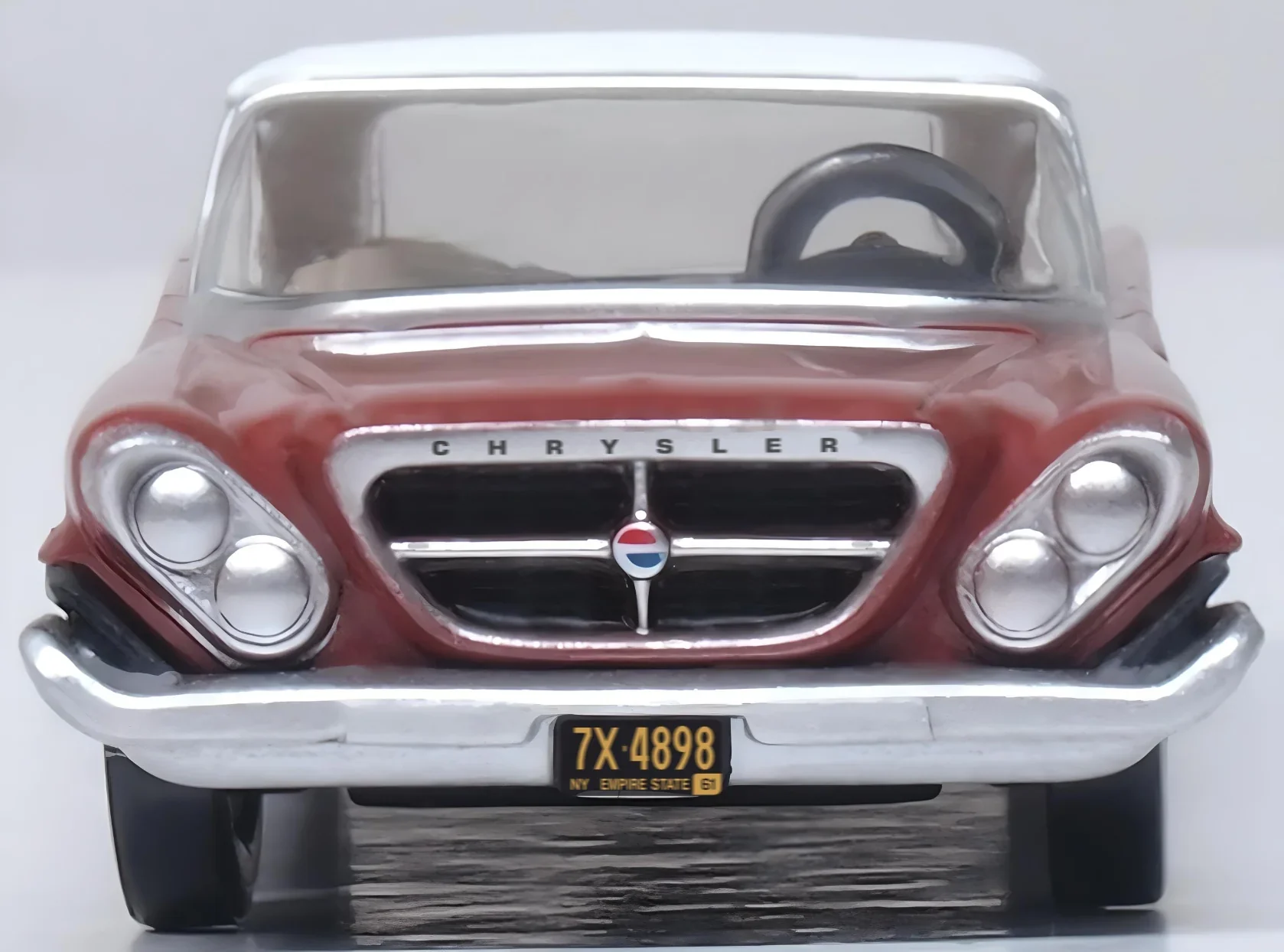 1961 Chrysler 300 Convertible (Closed) Cinnamon/White - Image 4