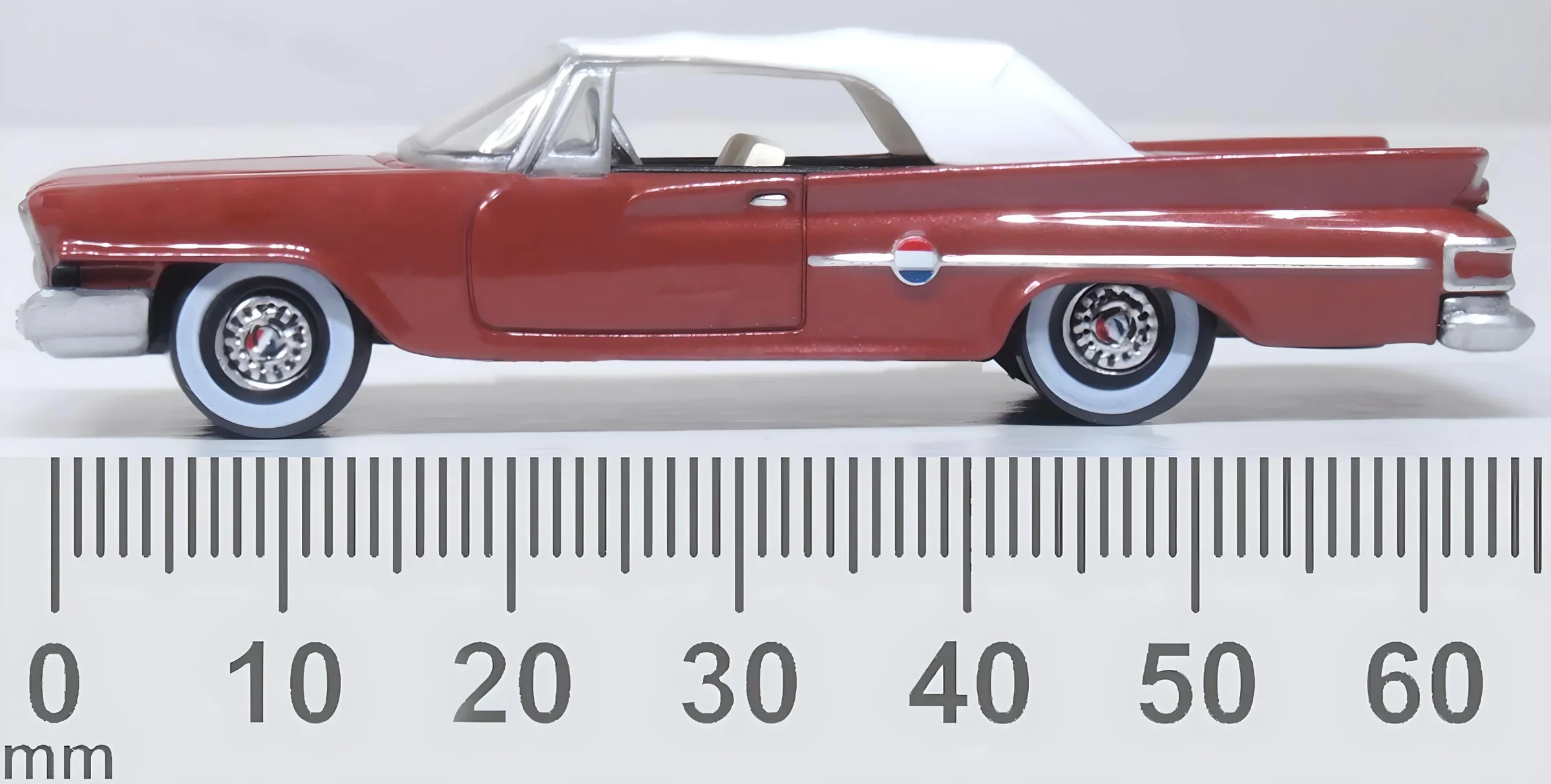 1961 Chrysler 300 Convertible (Closed) Cinnamon/White - Image 6