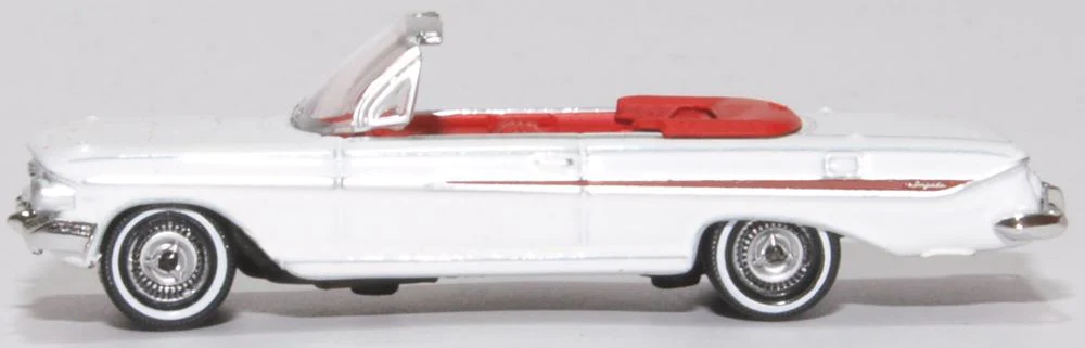 1961 Chevrolet Impala White/Roman Red - Image 3