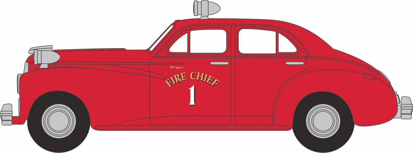 1942 Packard Clipper Touring Sedan Fire Chief