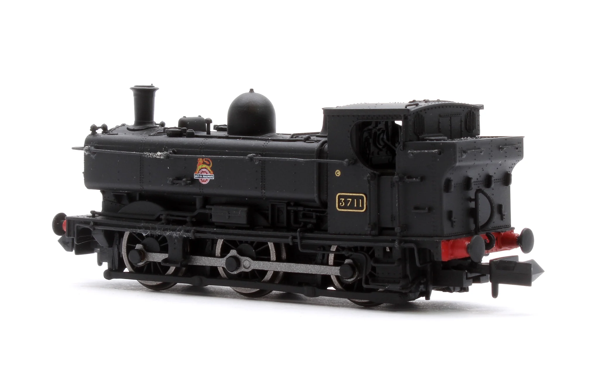 2S-007-033 GWR 57xx 0-6-0 Pannier 3711 BR Black Early Crest - Image 2