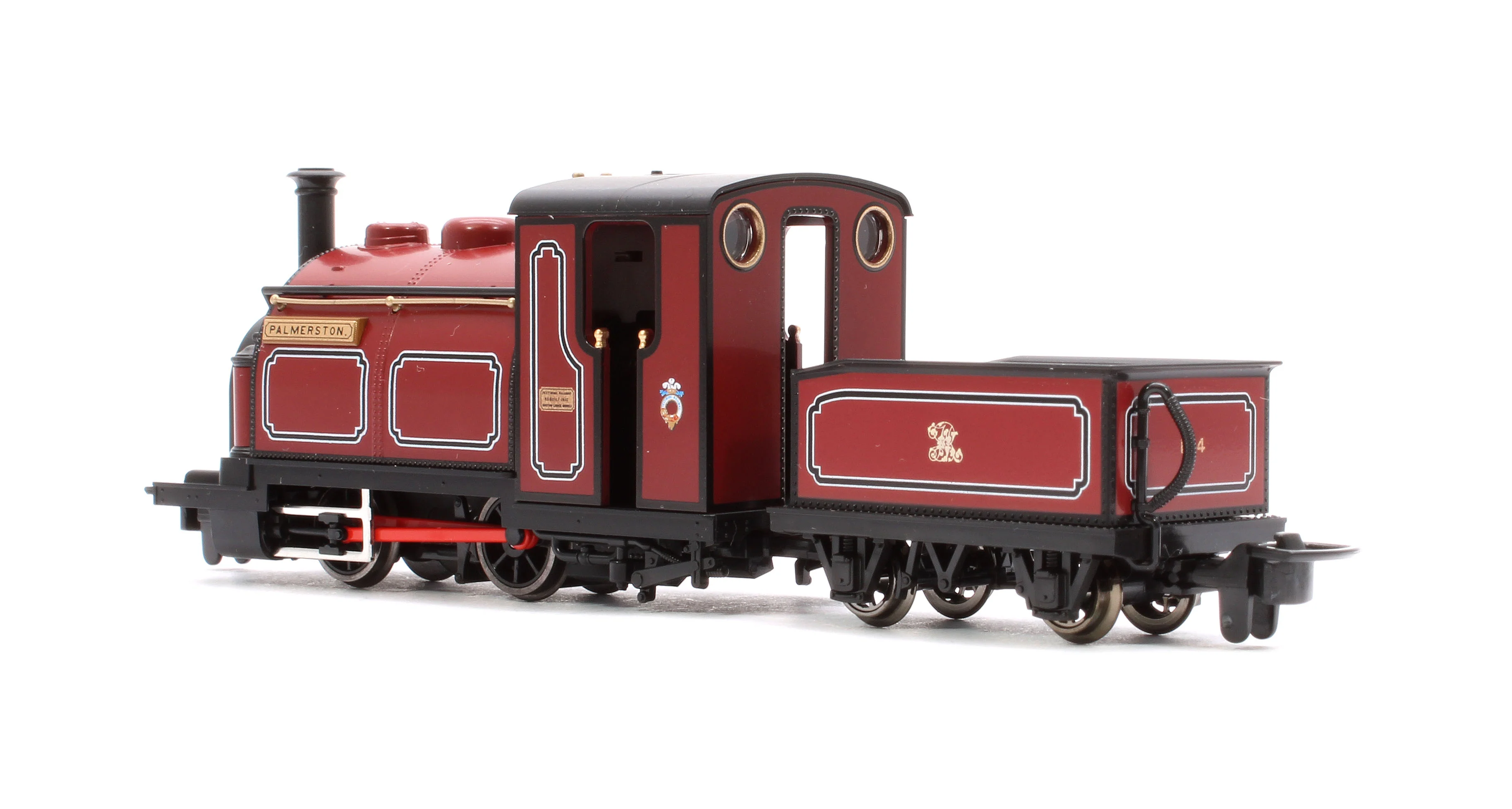 51251C Kato/Peco Ffestiniog Railway Small England “PALMERSTON” Locomotive (Maroon) - Image 2