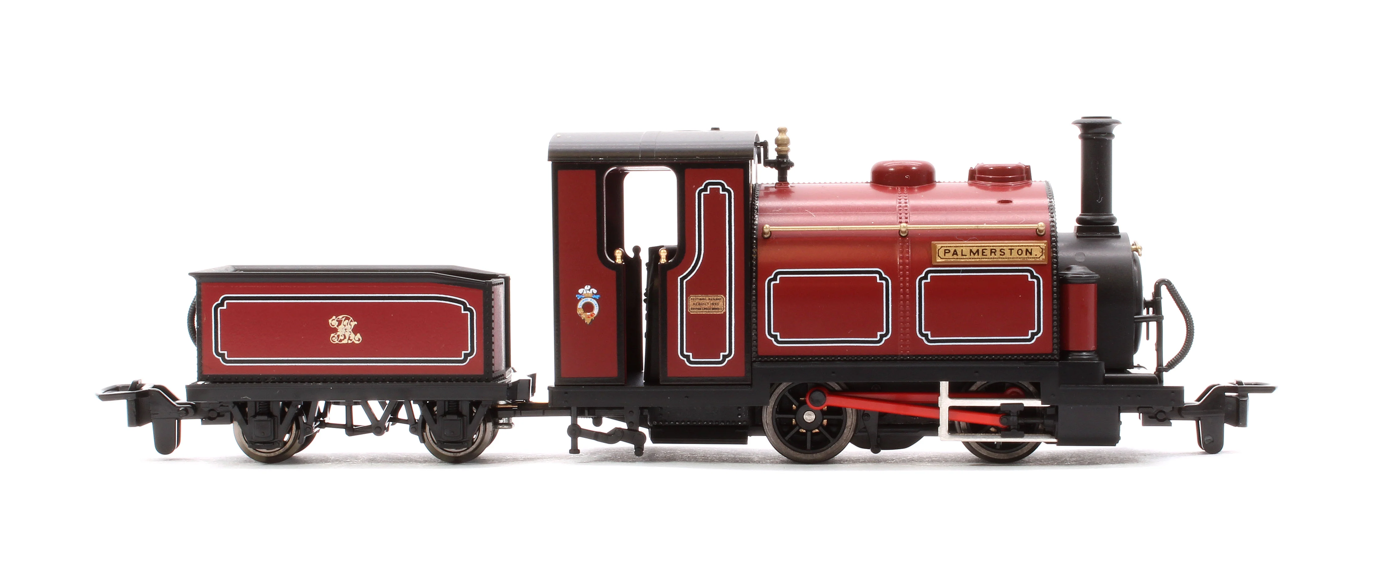 51251C Kato/Peco Ffestiniog Railway Small England “PALMERSTON” Locomotive (Maroon) - Image 6