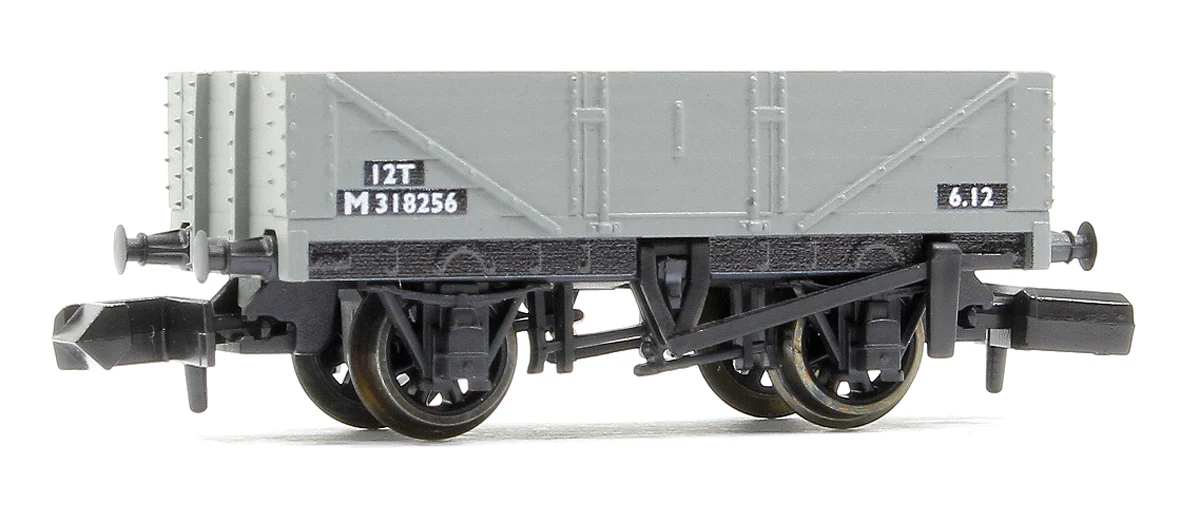 NR5004B 9ft 5 plank open wagon, BR, grey No.318256