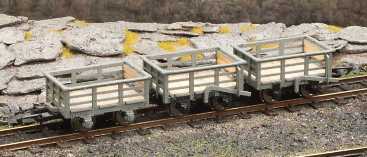 OR164 O-16.5 (NG7) Slate Wagons (3) Lasercut Kit