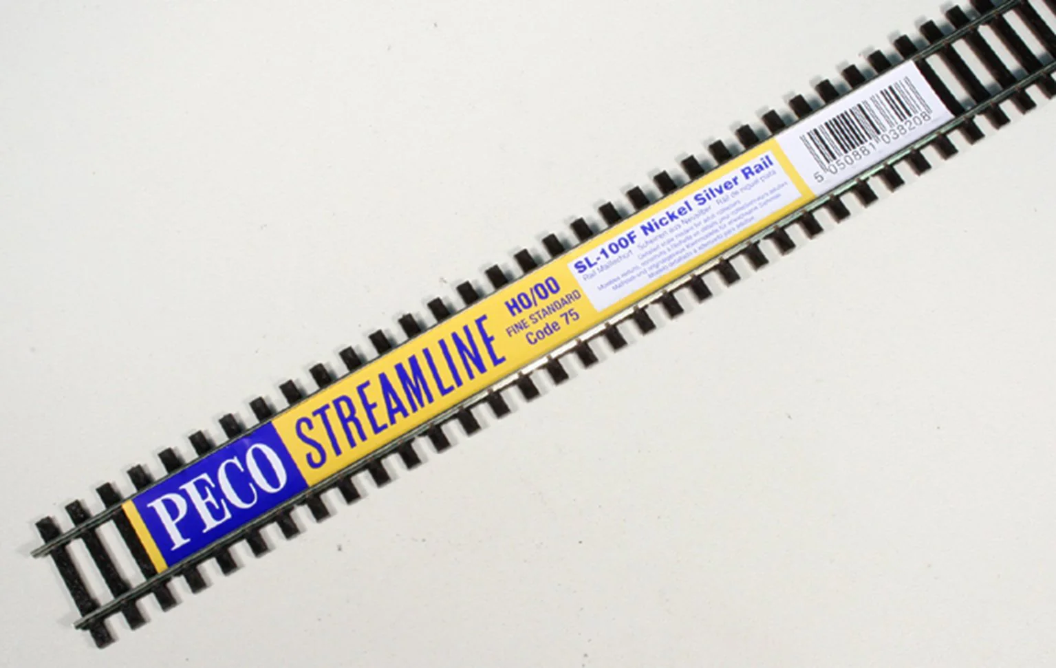 SL100FSINGLE 1 Yard Code 75 Nickel Silver Finescale Flexible Track Wooden Sleeper - Single - Image 2