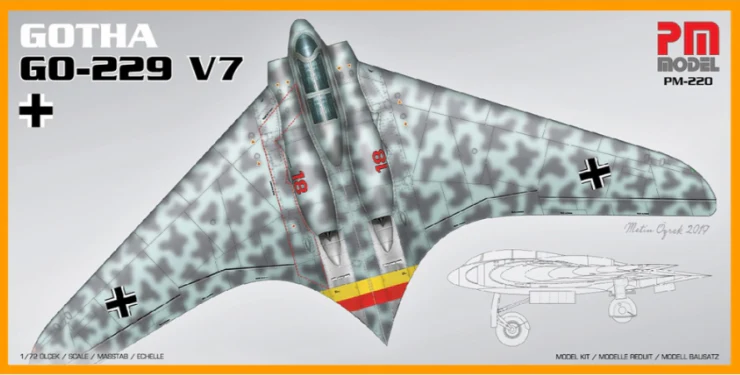 PKPM220 Gotha Go-229 A7 Model Kit