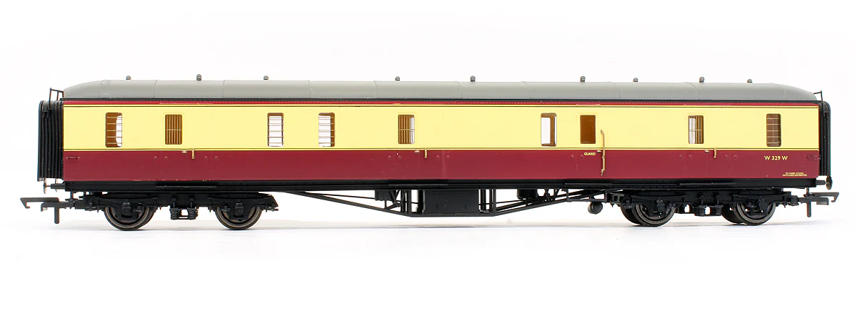 Pre-Owned BR Crimson & Cream Hawksworth Passenger Brake Coach 'W329W' - Image 3
