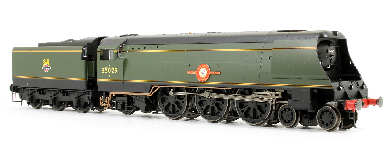 Pre-Owned R3649 BR Green 4-6-2 Merchant Navy (Original) 'Ellerman Lines' No.35029 Steam Locomotive - Image 2
