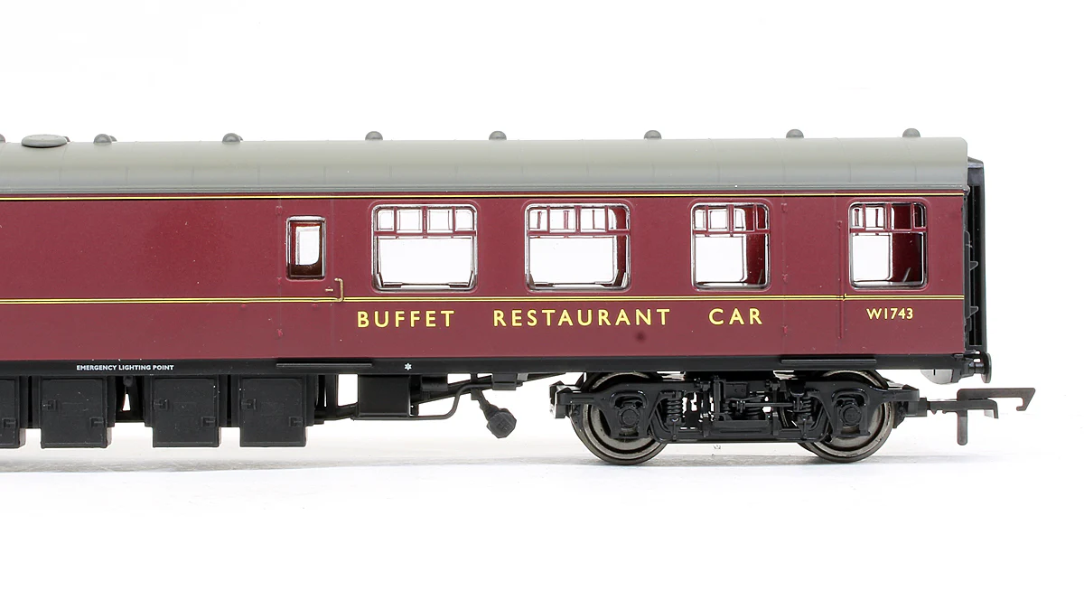 Pre-Owned BR Maroon MK1 Restaurant Buffet Coach 'W1743' - Image 3