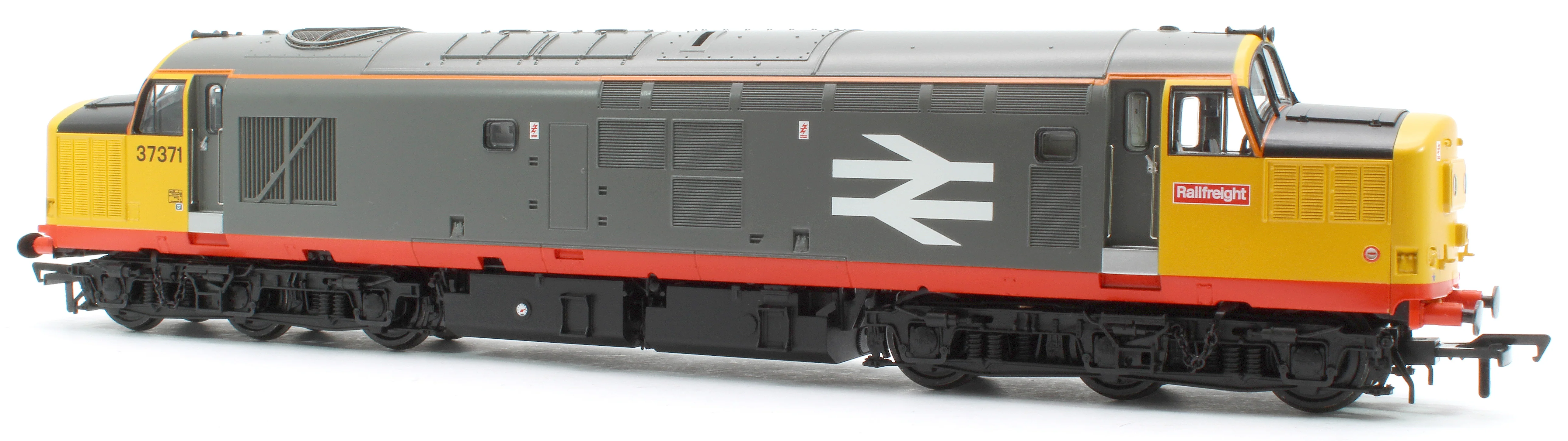 Pre-Owned 35-305SFX Class 37/0 Centre Headcode 37371 BR Railfeight (Red Stripe) Diesel Locomotive - DCC Sound Deluxe - Image 4