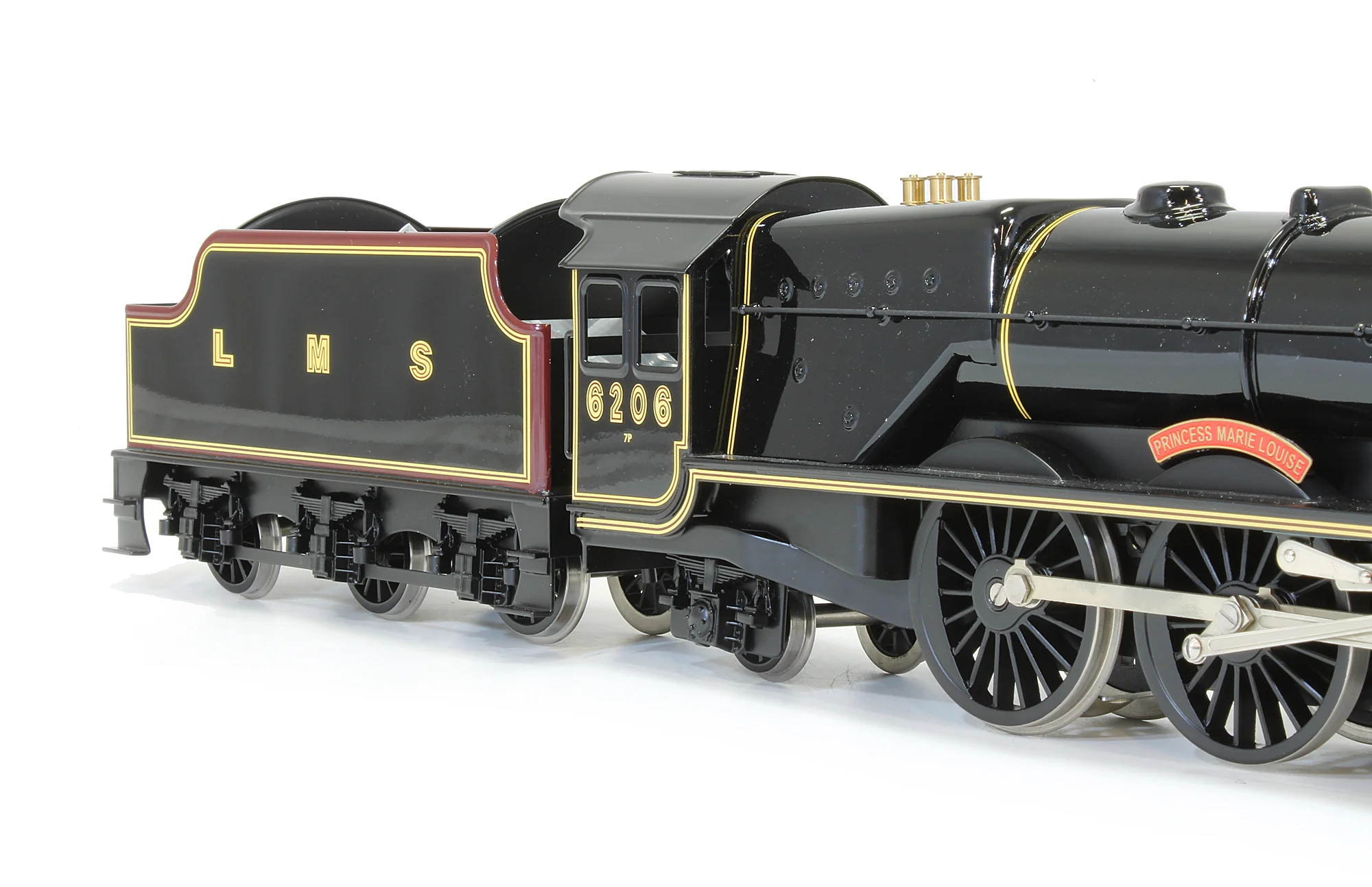 Pre-Owned LMS Black 4-6-2 Princess Marie Louise' 6206 Steam Locomotive - Image 3