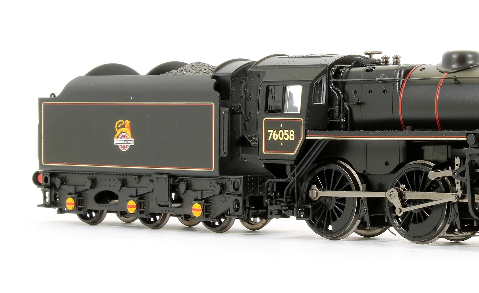 Pre-Owned Standard Class 4MT 2-6-0 '76058' BR Black Early Emblem Steam Locomotive - Image 2