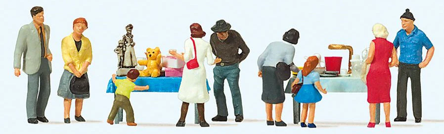 Flea Market Scene (9) Exclusive Figure Set