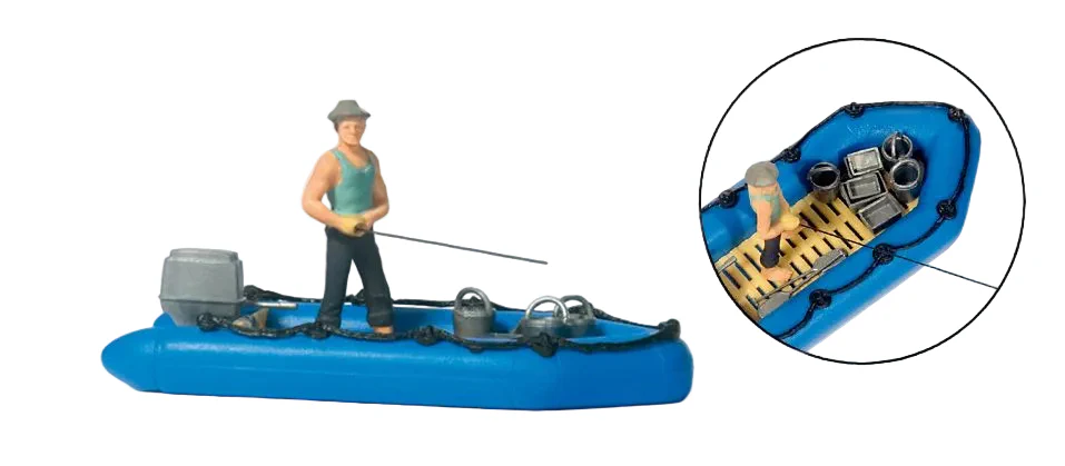 Angler (1) in Dinghy Exclusive Figure Set