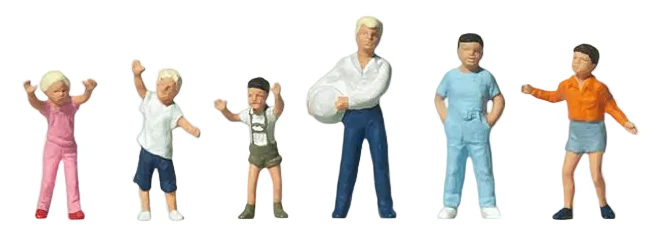Children Playing Ball (6) Standard Figure Set