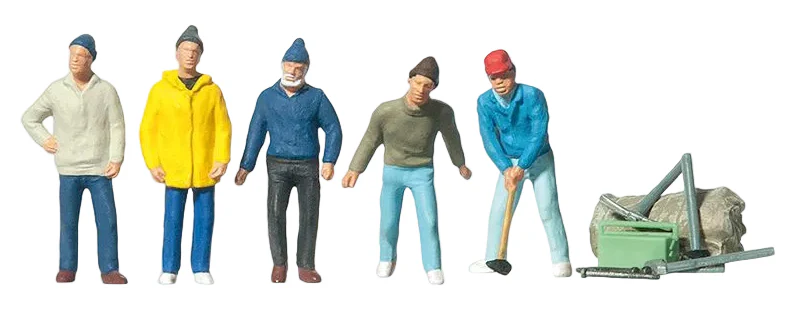 Circus Workers (5) Figure Set