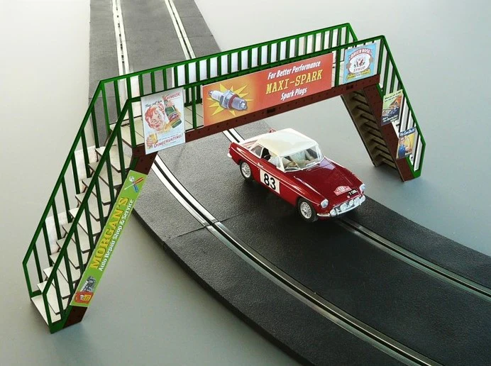 PLS-314 Footbridge for 2 Lane (Laser-cut, cardboard kit)