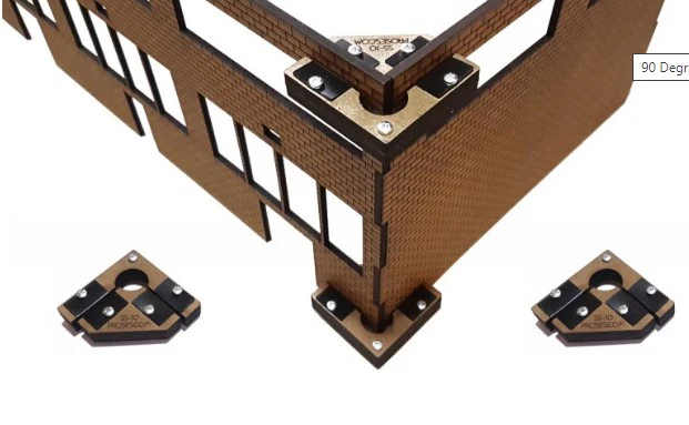 PPR-SS-11 90 Degree "Snap & Glue" Large Scale Magnetic Set Squares (2 Pcs) - Image 2