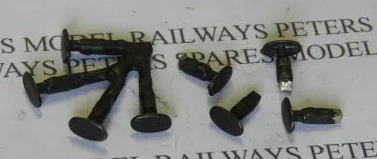 Replacement Mainline / Dapol Class 56 Buffers (4 Pack) Blackened