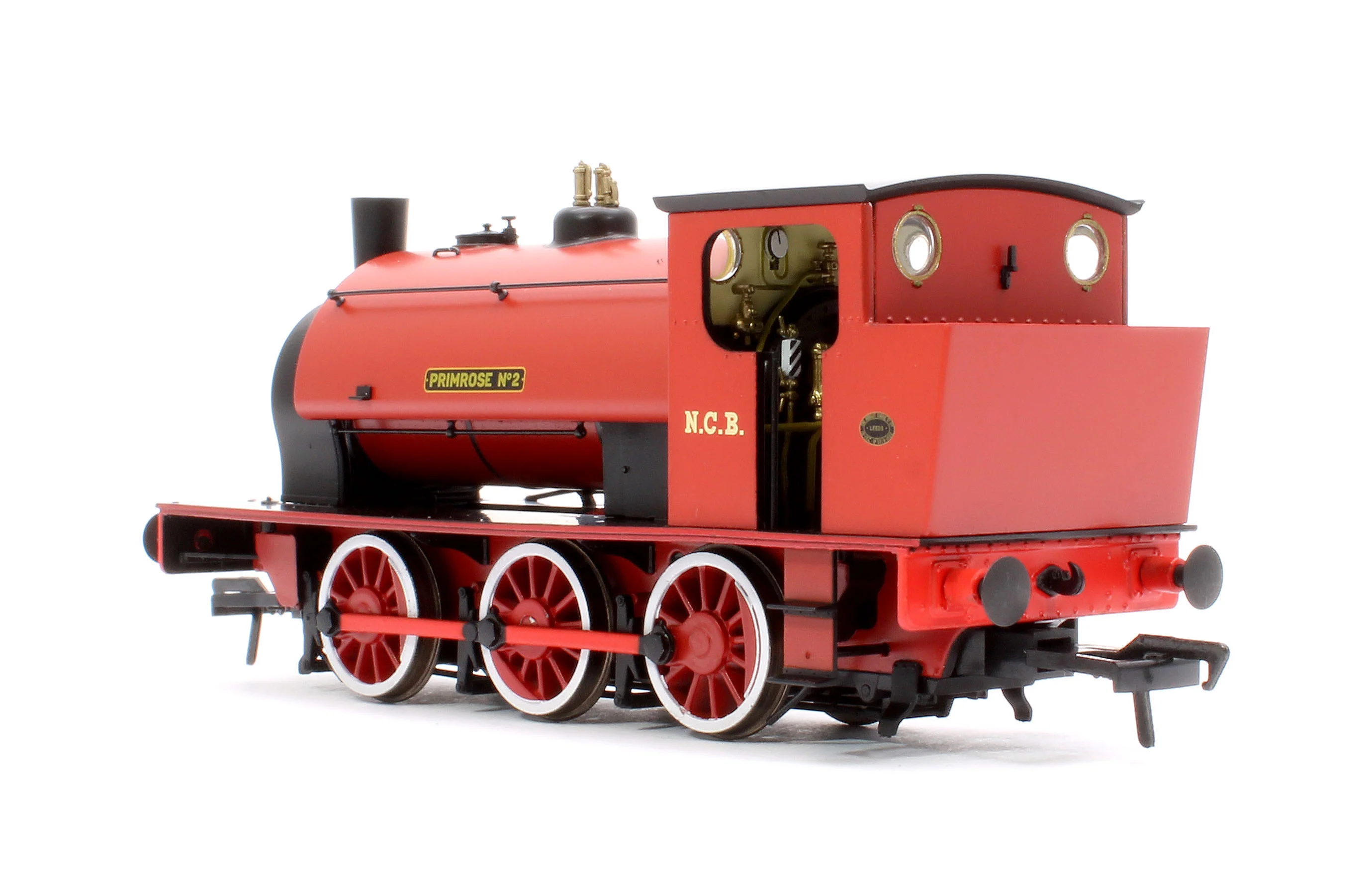 903017 16” Hunslet "Primrose No. 2", NCB red with stovepipe chimney, No. 3715 (as preserved at Embsay in the 1970s) - Steam Tank Locomotive - Image 2