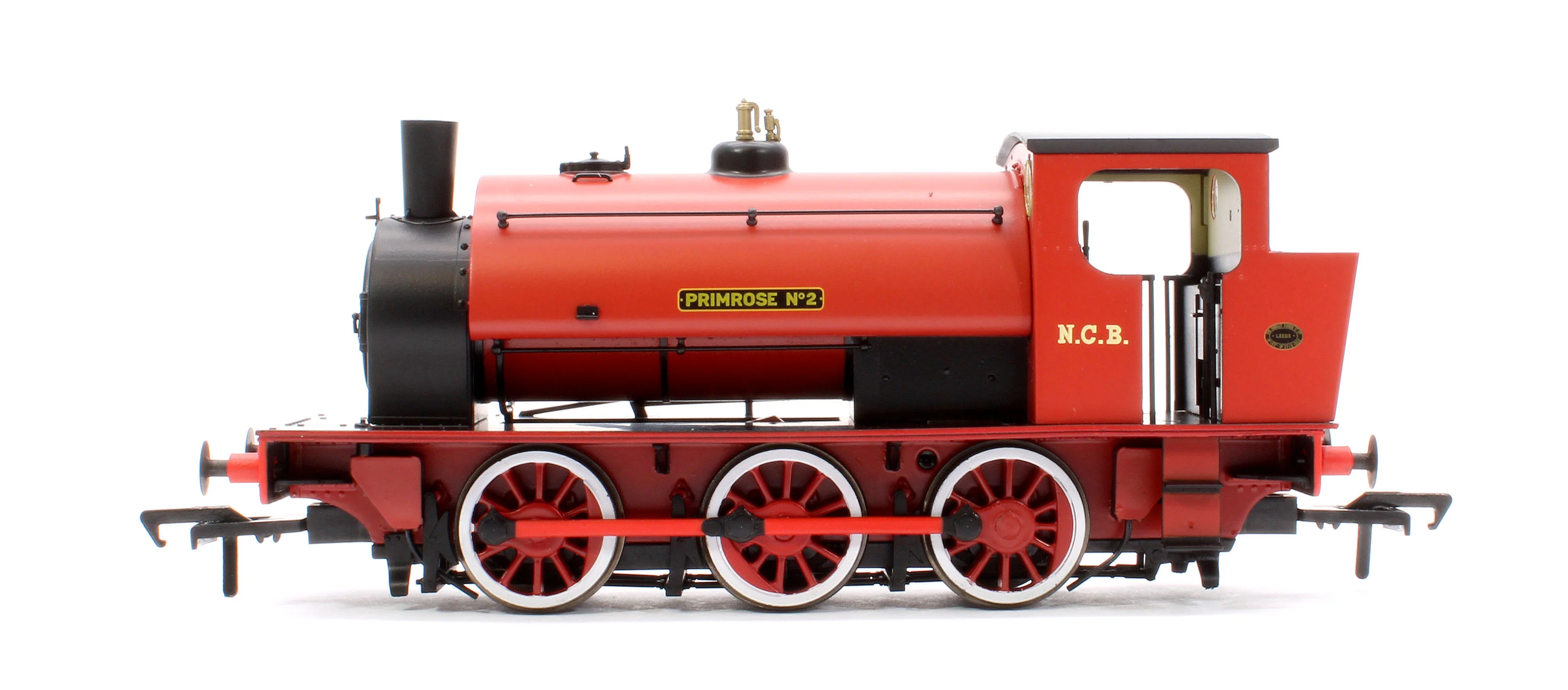 903017 16” Hunslet "Primrose No. 2", NCB red with stovepipe chimney, No. 3715 (as preserved at Embsay in the 1970s) - Steam Tank Locomotive - Image 5