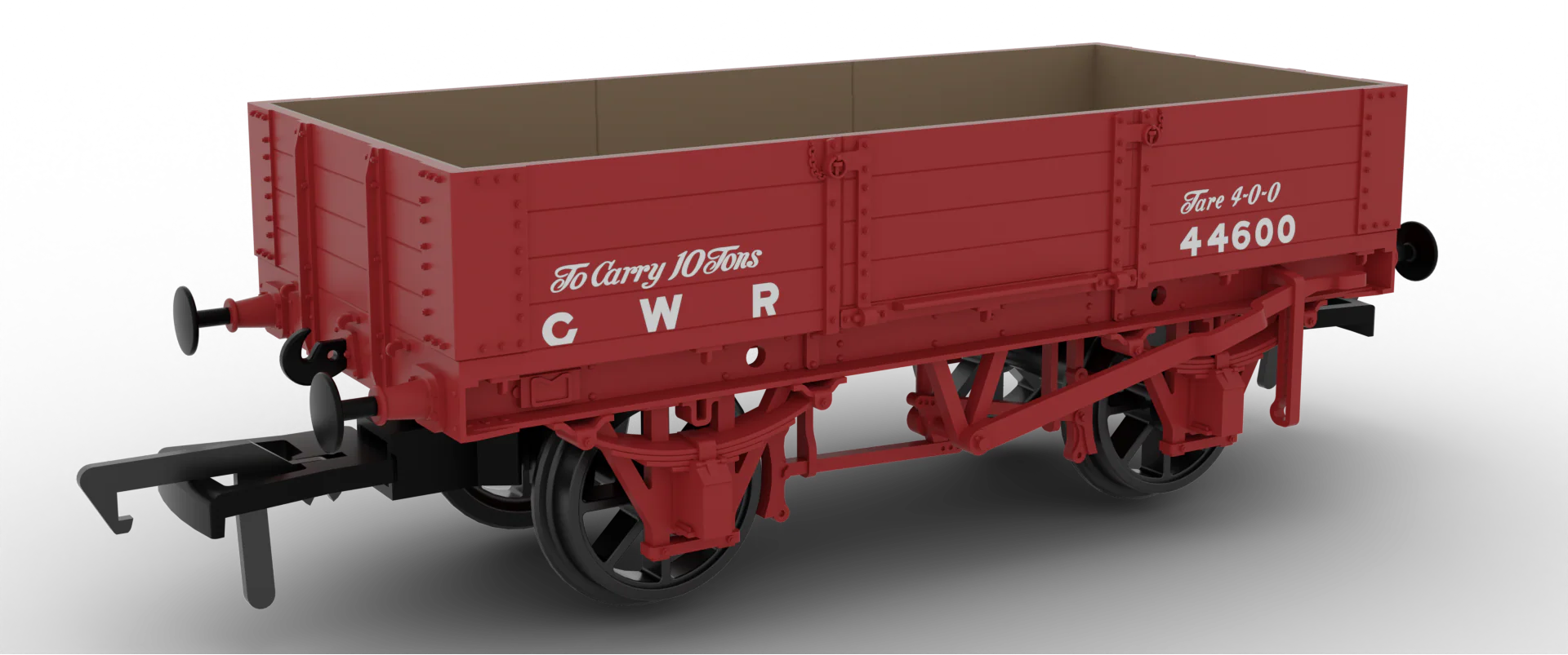 Dia. O21 Four-Plank Open GWR Red (LHS GWR Lettering) No.44600
