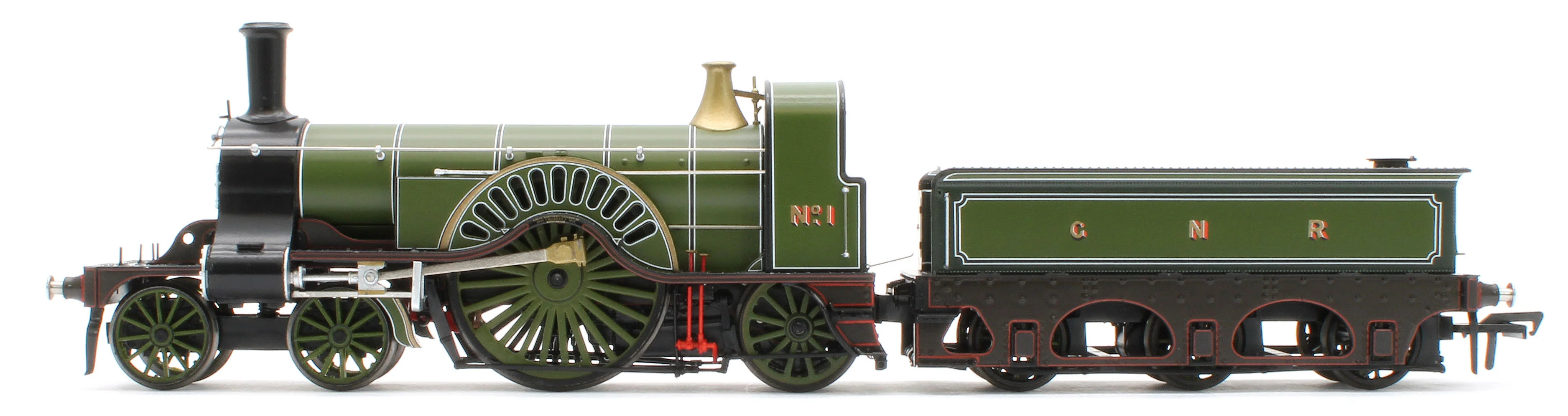 947503 GNR Stirling Single 4-2-2 No.1 '200 Years Special' (Locomotion Models Exclusive) Steam Locomotive - DCC Sound - Image 4