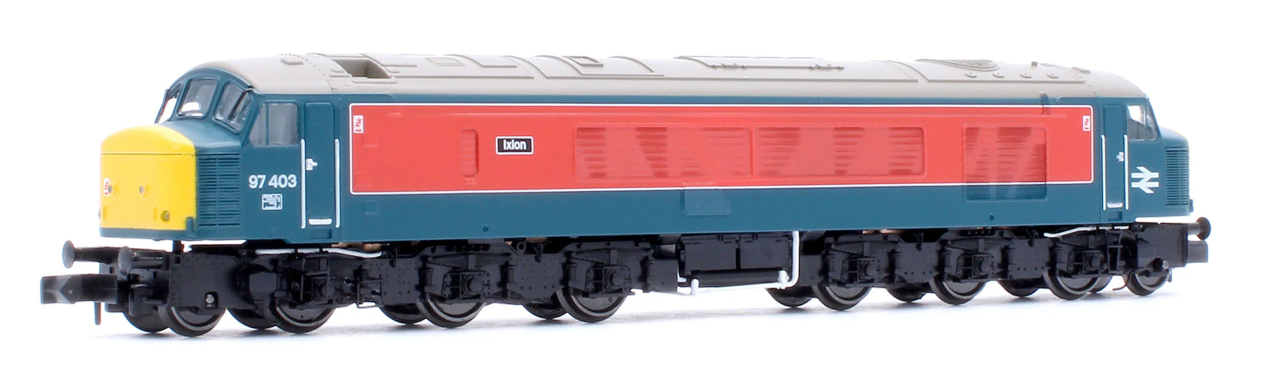 948207 Class 46 97403 Ixion RTC Blue/Red With Sealed Beam Headlights Diesel Locomotive