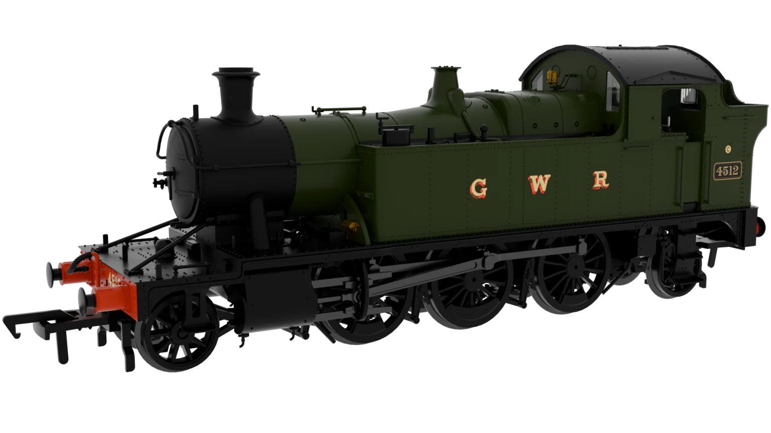 GWR 45xx No.4512 G W R Wartime Green Steam Locomotive